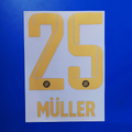 Bayern Munich 2021-22 Home Football Nameset - Lewandowski Muller (Repro)