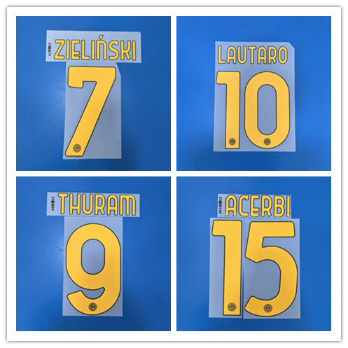 Inter Milan 2026-27 Home Football Nameset - Lautaro Bonny Dimarco Frattesi (Repro)