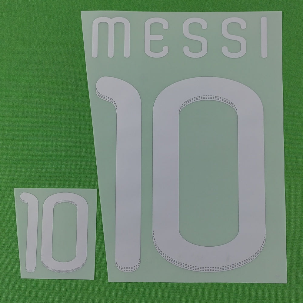 Argentina 2010 Home Football Nameset