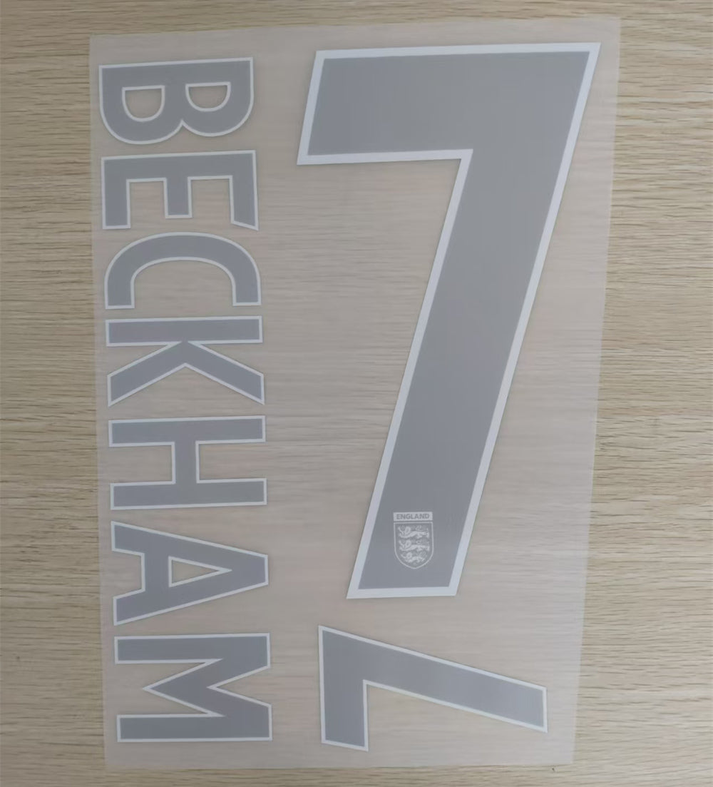 England 2004-06 Away Football Nameset