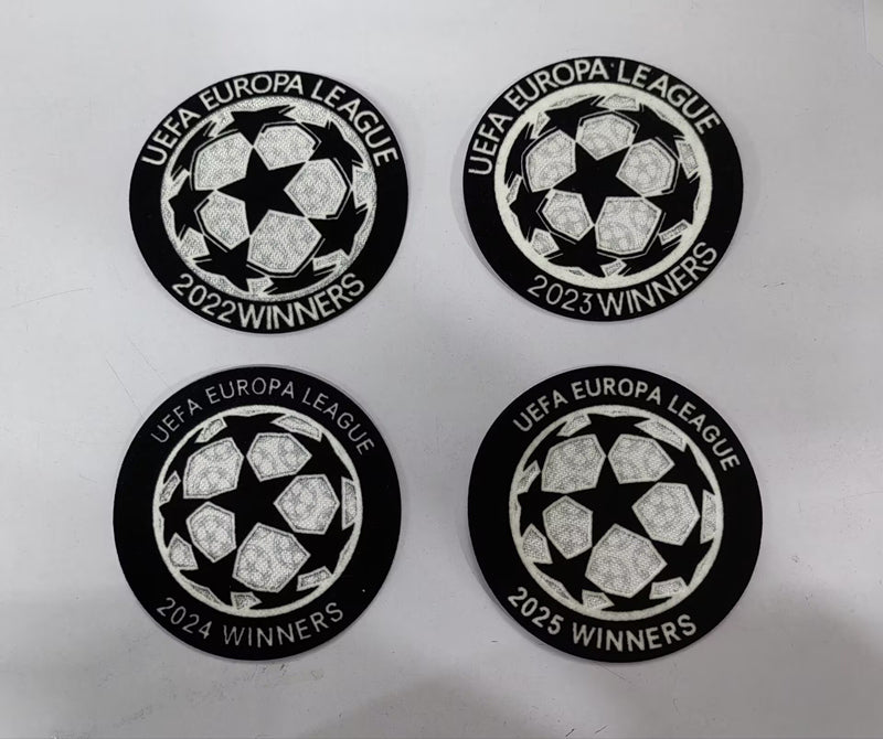UEFA Champions League / Europa League Winners 2022-2025 Soccer Patch Football Badge (Repro)