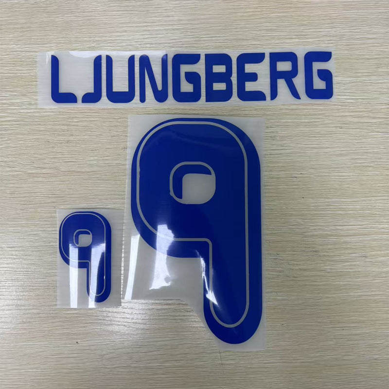 Sweden 2006 Home Football Nameset