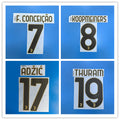 Juventus 2026-27 Home Football Nameset - Vlahovic Yildiz Thuram (Repro)