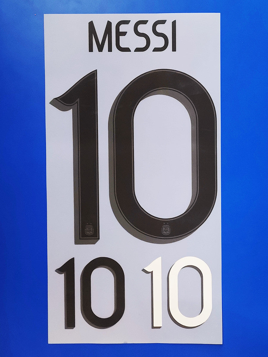 Argentina 2020-21 Copa America Football Nameset