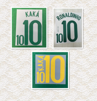 Brazil 2010 Home Football Nameset