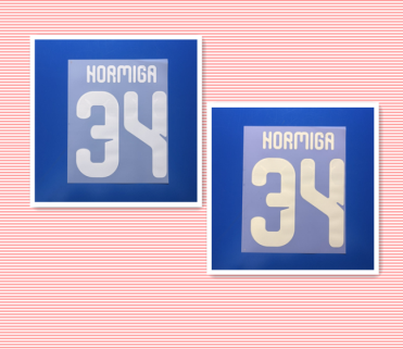 Olympiacos 2026-27 Football Nameset - Hormiga 34 (Repro)