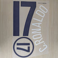 Portugal 2004 Away Football Nameset - C.Ronaldo (Repro)