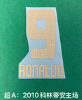 Corinthians 2010 Retro Football Nameset - Ronaldo (Repro)