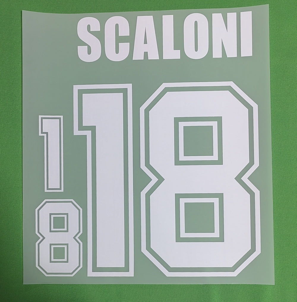 Argentina 1994 Home Football Nameset