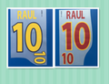 Spain 1999-2002 Home Football Nameset