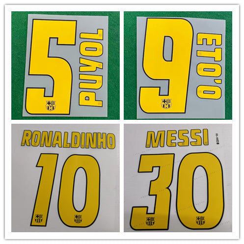 FC Barcelona 2005-06 Home Football Nameset
