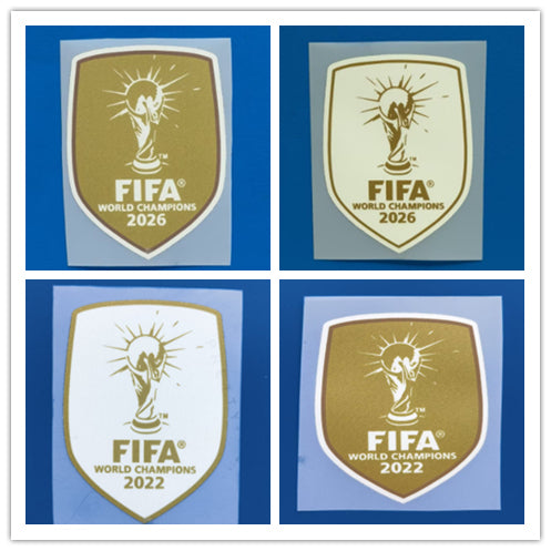 FIFA World Cup 2022 2026 Champions Soccer Patch Badge plastic material (Repro)