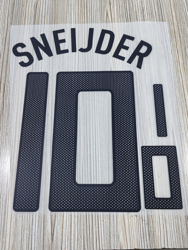 Netherlands 2010 Home Football Nameset
