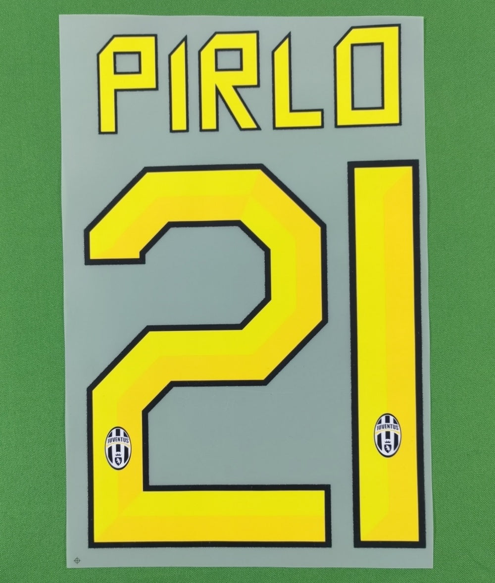 Juventus 2011-12 Football Nameset - Del Piero Pirlo Buffon (Repro)