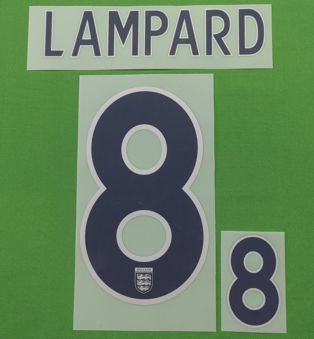 England 2004-06 Home Football Nameset