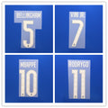 Real Madrid 2026-27 Away Football Nameset - Bellingham Vini Jr. Valverde Mbappe (Repro)