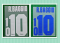 Italy 1995 Home Football Nameset - R.Baggio (Repro)