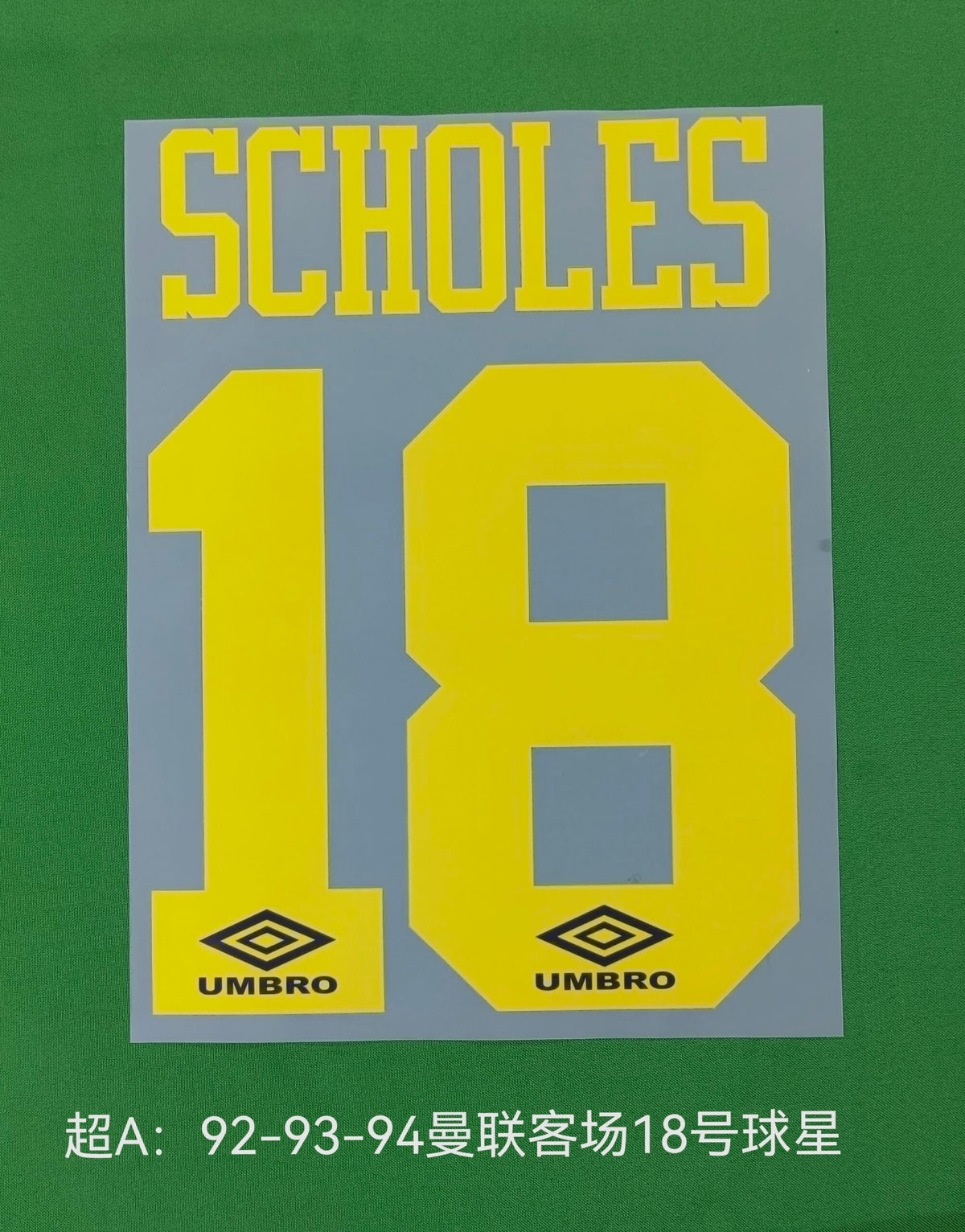Manchester United 1995-96 Home Football Nameset