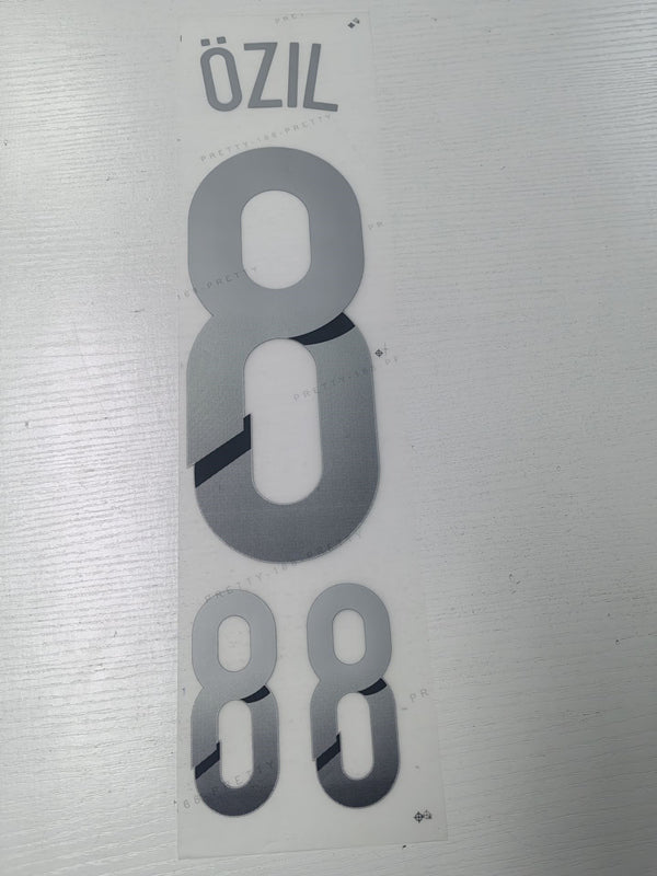 Germany 2014 World Cup Away Football Nameset