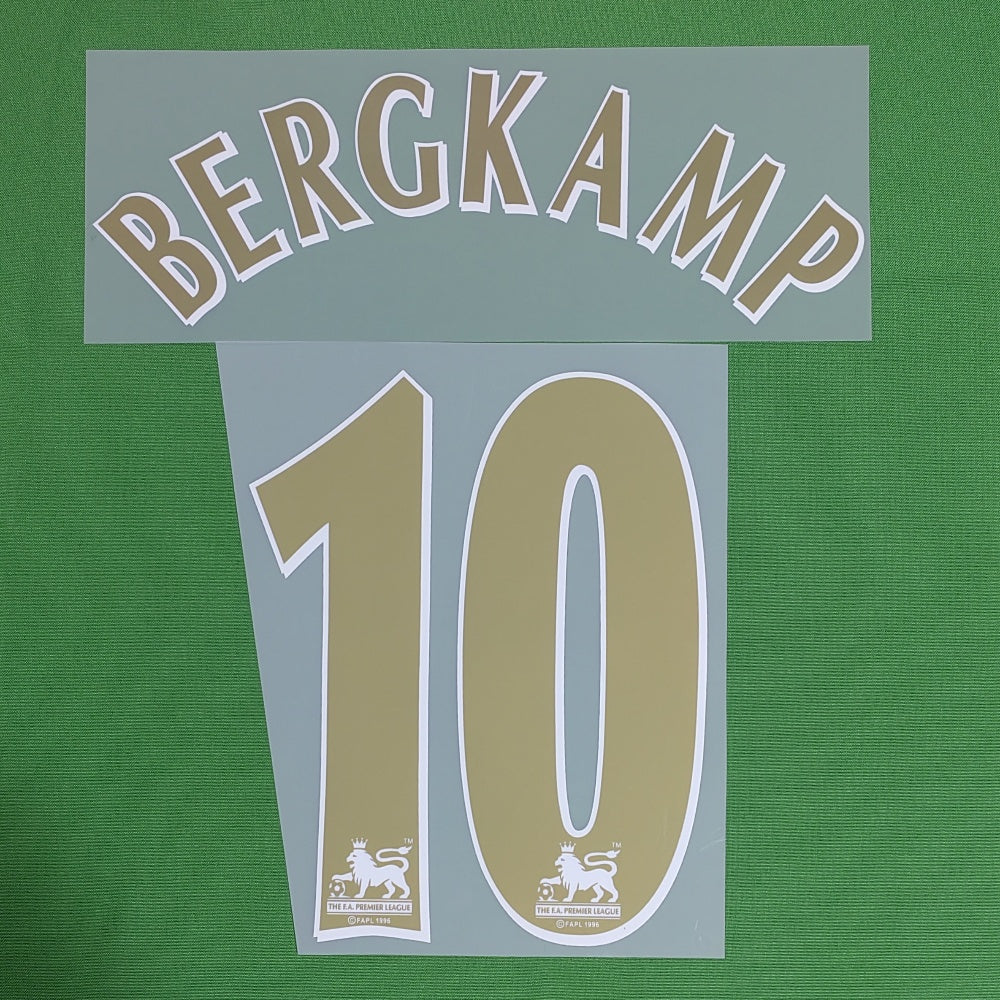 Arsenal 2005-06 Gold Home Football Nameset