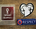 FIFA World Cup Qatar 2022 European Qualifiers Jersey Patch Set (Repro)