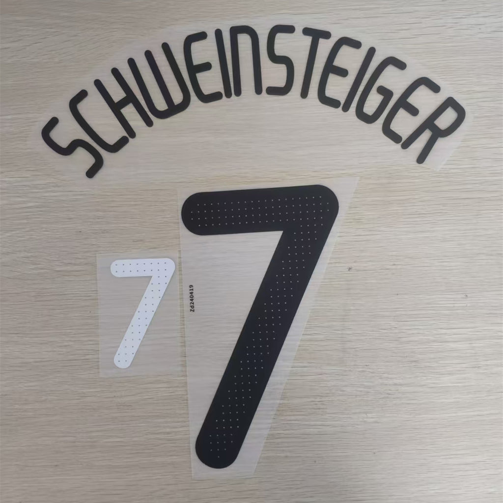 Germany 2008 Home Football Nameset