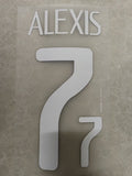 Chile 2016 Away Football Nameset - Alexis 7 (Repro)