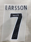 Celtic 2003-04 Home Football Nameset - Larsson (Repro)