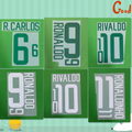 Brazil 2002 Home Football Nameset
