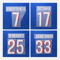 PSG 2026-27 Home Football Nameset - Vitinha D. Doue O. Dembele (Repro)