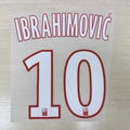 PSG 2012-18 Icons Football Nameset - Beckham Ibrahimovic Mbappe Neymar Jr (Repro)