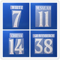 Liverpool 2026-27 Champions League Home Football Nameset - Salah/Van Dijk/Isak/Szoboszlai/Diogo J. (Repro)