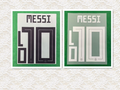 Argentina 2018 World Cup Home Football Nameset