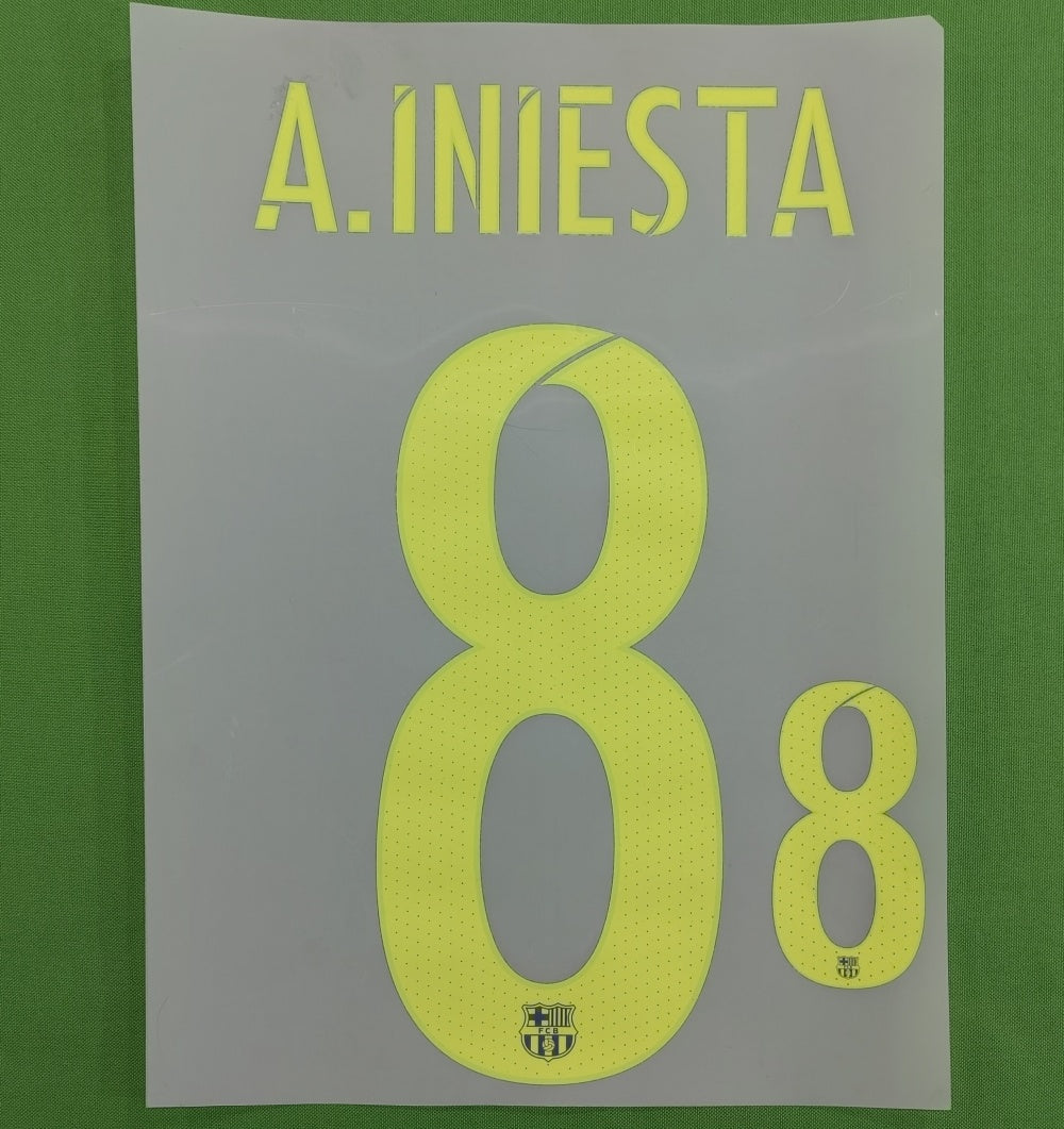 FC Barcelona 2016-17 Third Football Nameset