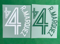 Mexico 2006 Home Football Nameset
