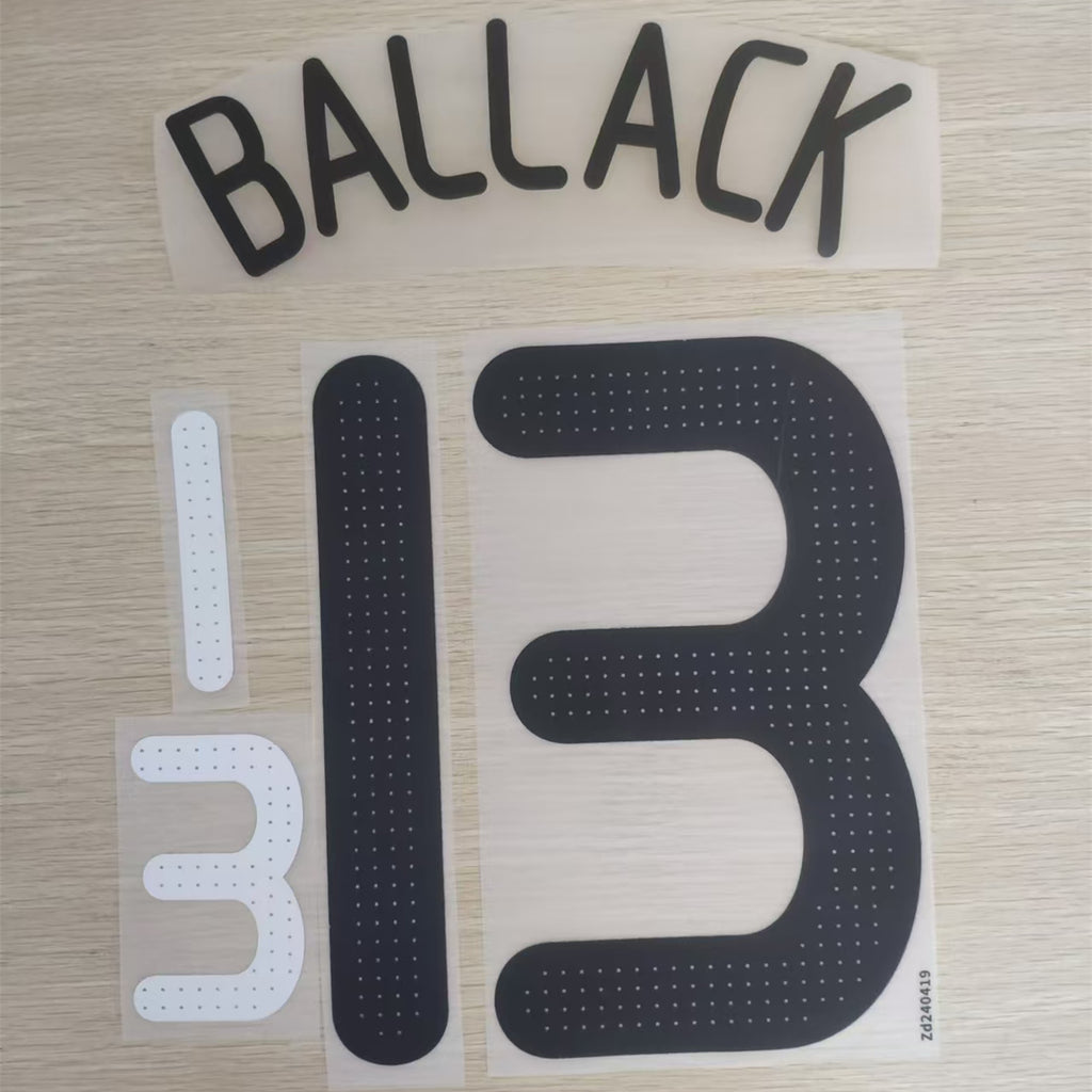 Germany 2008 Home Football Nameset