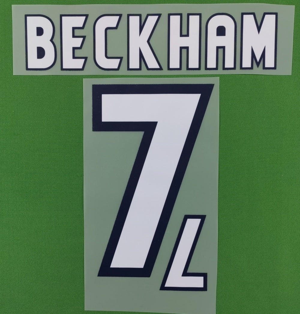 England 1998 Away Football Nameset