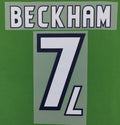 England 1998 Away Football Nameset