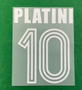 France 1982 Home Football Nameset - Platini (Repro)