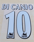 West Ham United 1997-2006 Retro Football Nameset - Di Canio (Repro)