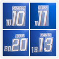 France 2026 Home Football Nameset - Mbappe/Kante/Olise/Doue/Dembele (Repro)