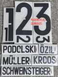 Germany 2016 Home Football Nameset - Schweinsteiger/Muller (Repro)