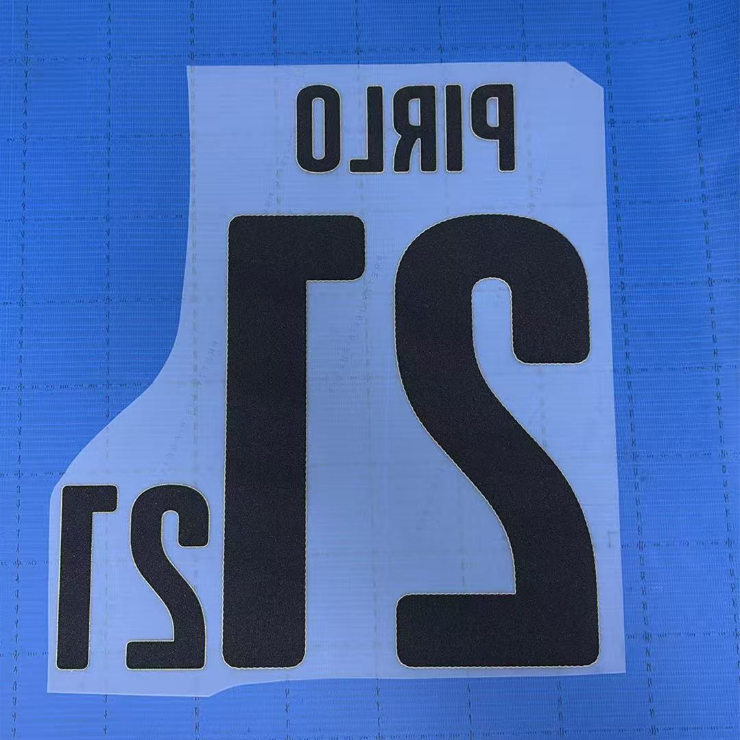 Italy 2014 Home Football Nameset
