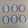 Champions League soccer patches silver 4 5 7 9 10 11 (Repro)