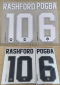 Manchester United 2018-19 Champions League Football Nameset - Rashford Pogba (Repro)
