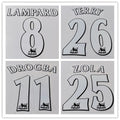 Chelsea Legends Retro Football Nameset - Lampard Drogba Zola Terry (Repro)