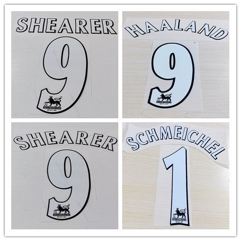 Manchester City 2002-03 Away Football Nameset - Schmeichel/A. Haaland (Repro)