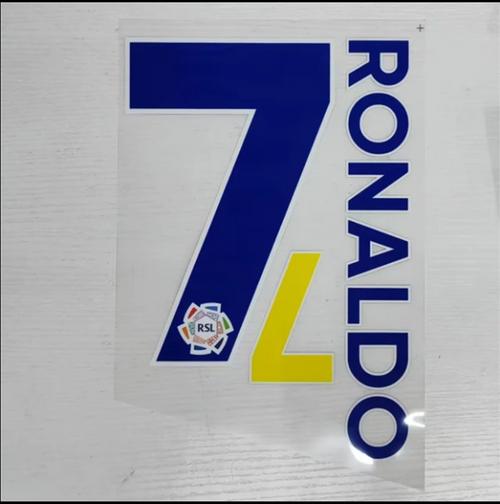Al-Nassr 2024-25 Home Football Nameset - Ronaldo (Repro)
