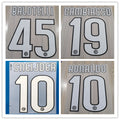 Inter Milan 2009-10 Home Football Nameset - Milito Eto'o Zanetti Sneijder (Repro)