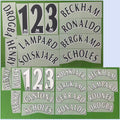 Premier League 1996-07 Style Custom Football Nameset (Repro)